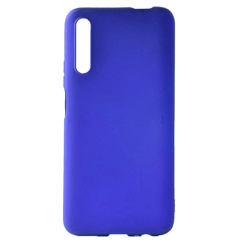 Huawei P Smart Pro 2019 Kılıf Zore Premier Silikon Kapak - Saks Mavi
