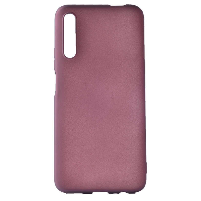 Huawei P Smart Pro 2019 Kılıf Zore Premier Silikon Kapak - Mürdüm