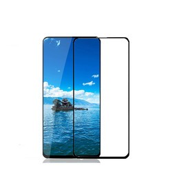 Huawei P Smart Pro 2019 Zore Kenarları Kırılmaya Dayanıklı Cam Ekran Koruyucu - 3