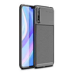 Huawei P Smart S (Y8P) Kılıf Zore Negro Silikon Kapak - Thumbnail