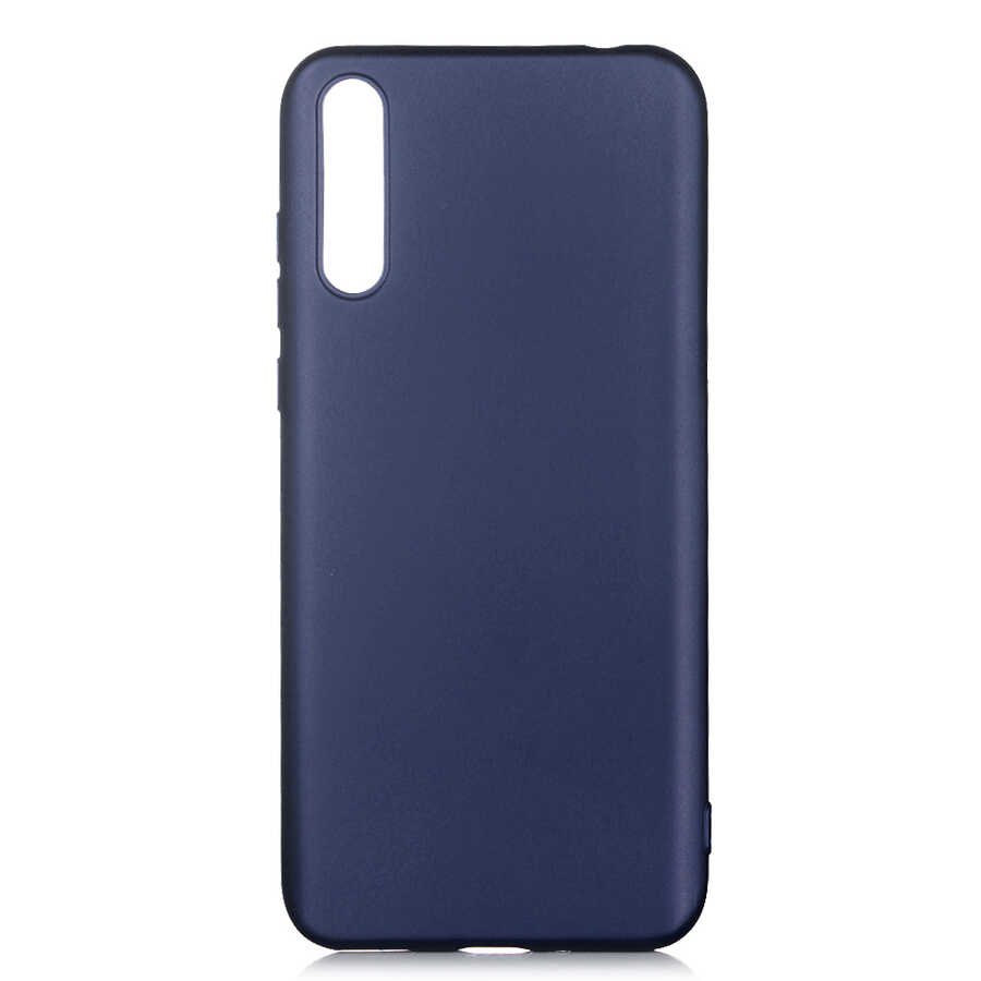 Huawei P Smart S (Y8P) Kılıf Zore Premier Silikon Kapak - Lacivert