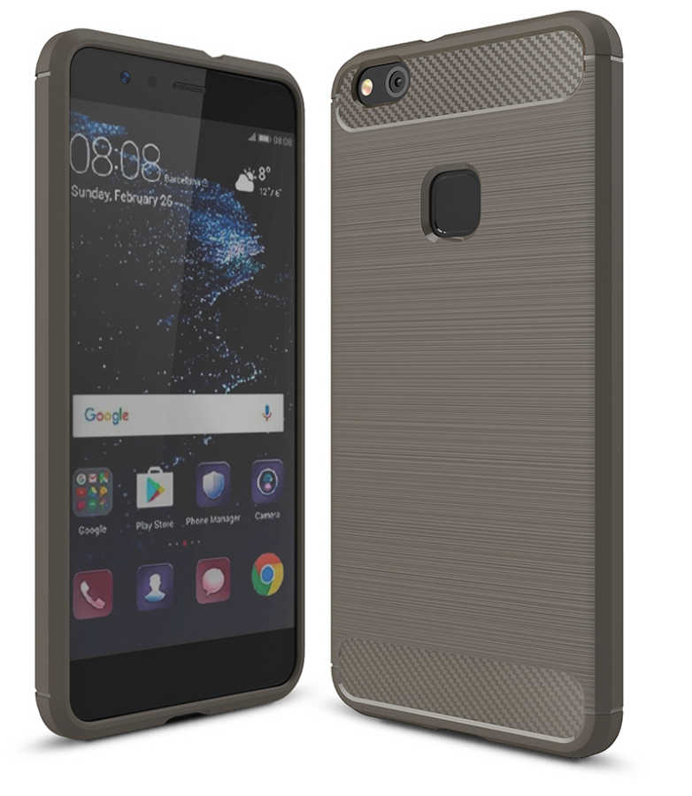 Huawei P10 Kılıf Zore Room Silikon Kapak - Gri