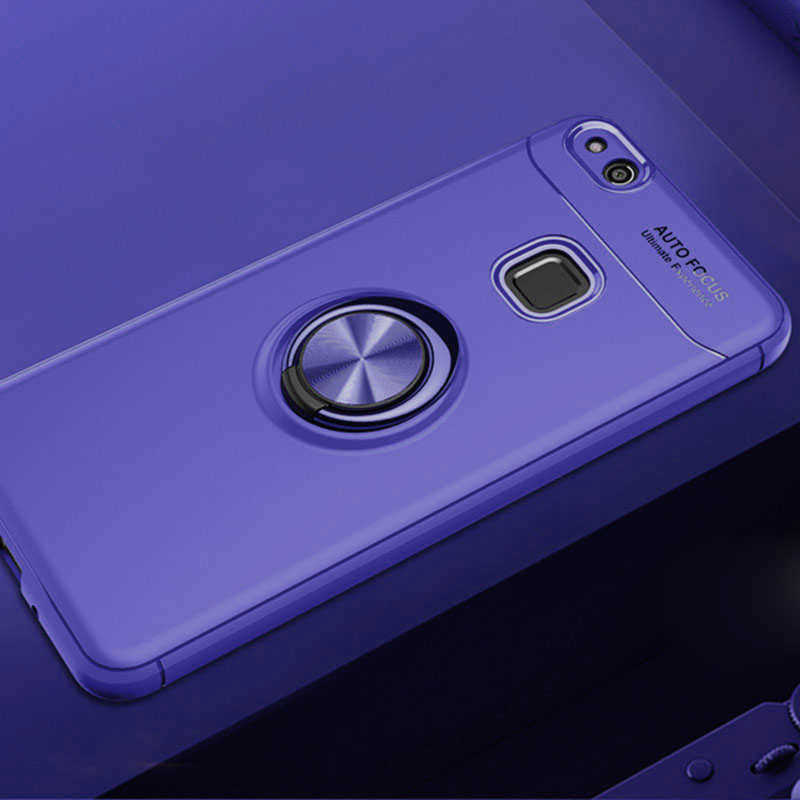 Huawei P10 Lite Kılıf Zore Ravel Silikon Kapak - Mavi