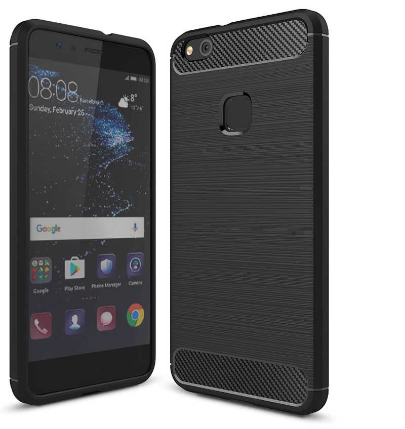 Huawei P10 Plus Kılıf Zore Room Silikon Kapak - Siyah