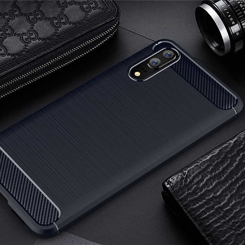 Huawei P20 Kılıf Zore Room Silikon Kapak - Lacivert