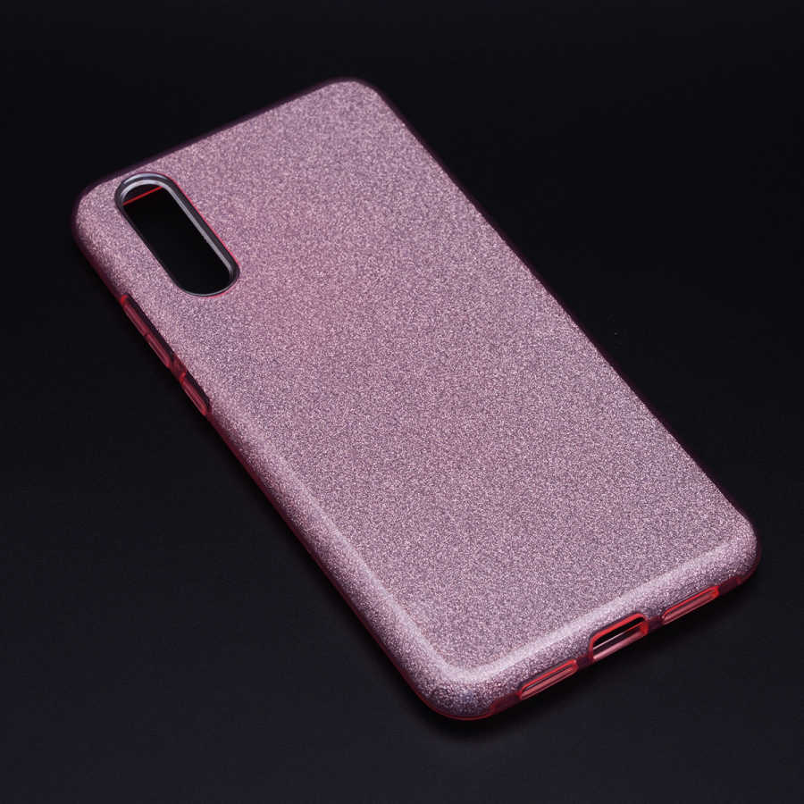 Huawei P20 Kılıf Zore Shining Silikon - Rose Gold