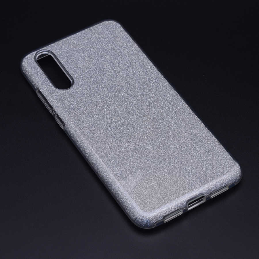 Huawei P20 Kılıf Zore Shining Silikon - Gümüş