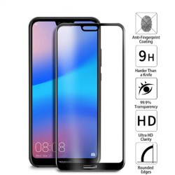 Huawei P20 Lite Zore Kenarları Kırılmaya Dayanıklı Cam Ekran Koruyucu - 4