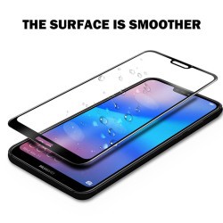Huawei P20 Lite Zore Kenarları Kırılmaya Dayanıklı Cam Ekran Koruyucu - 5