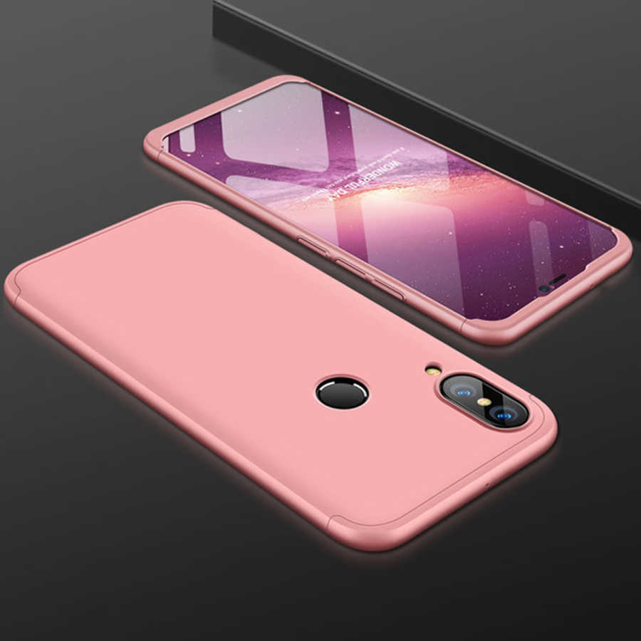Huawei P20 Lite Kılıf Zore Ays Kapak - Rose Gold