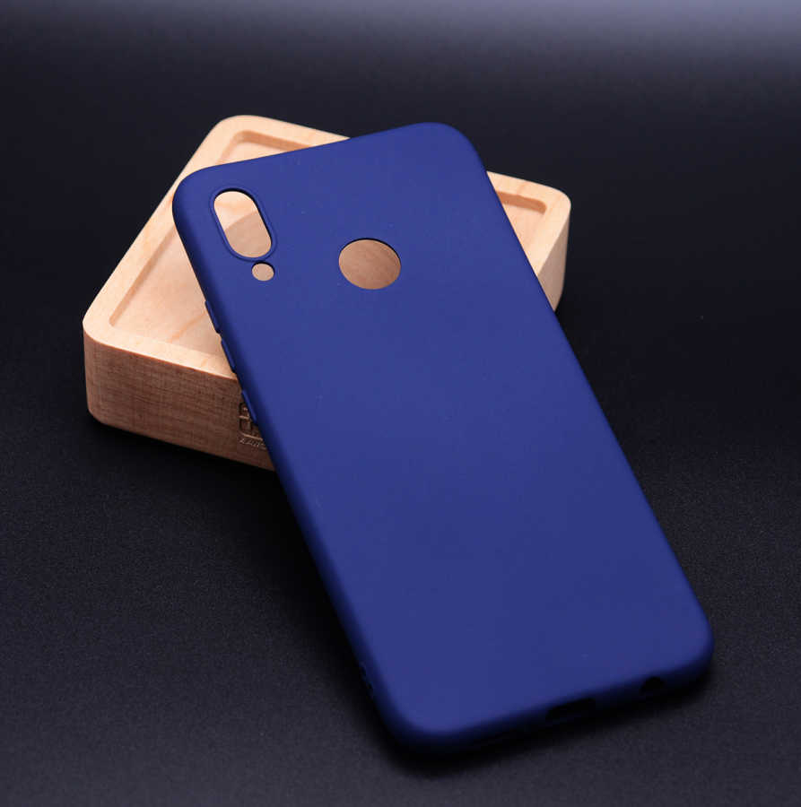 Huawei P20 Lite Kılıf Zore Premier Silikon Kapak - Lacivert