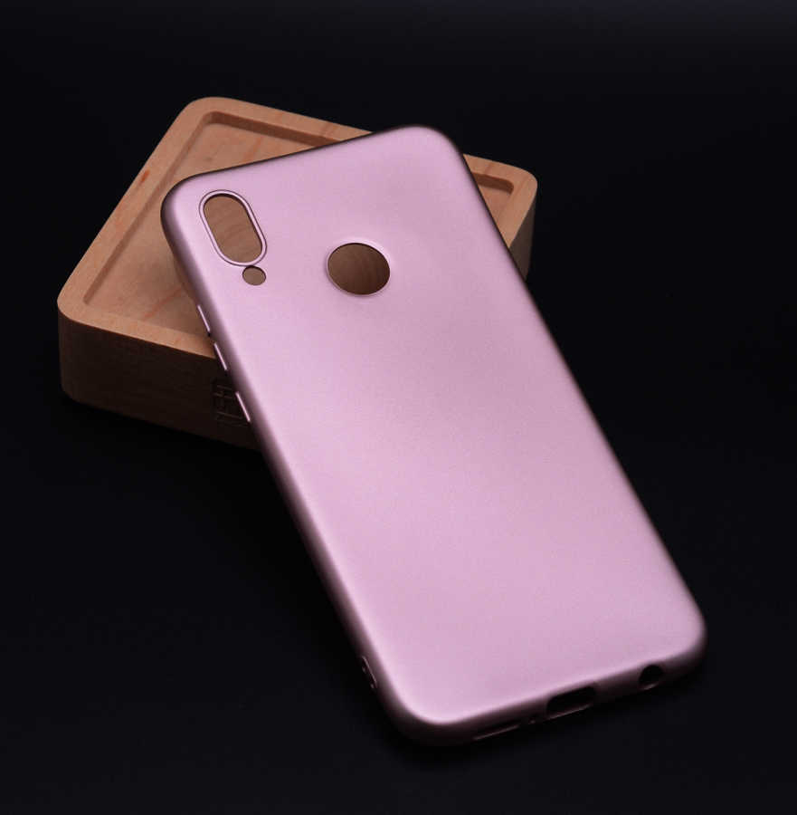 Huawei P20 Lite Kılıf Zore Premier Silikon Kapak - Rose Gold