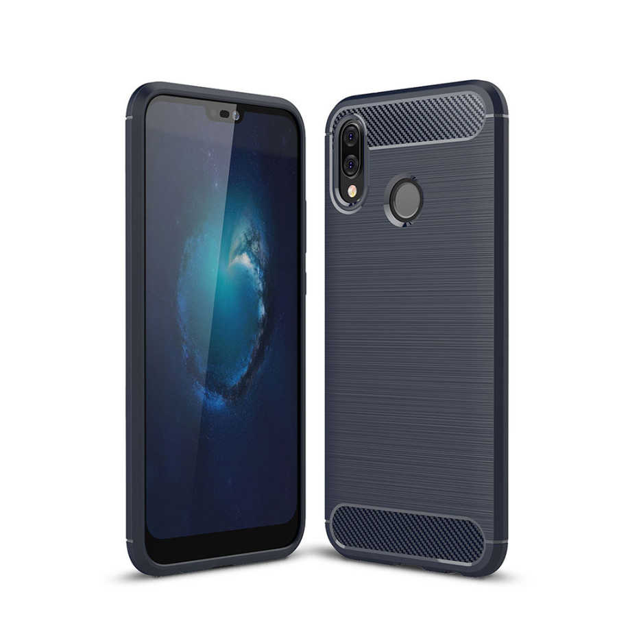 Huawei P20 Lite Kılıf Zore Room Silikon Kapak - Lacivert