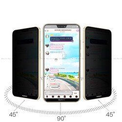 Huawei P20 Lite Zore New 5D Privacy Temperli Ekran Koruyucu - 2