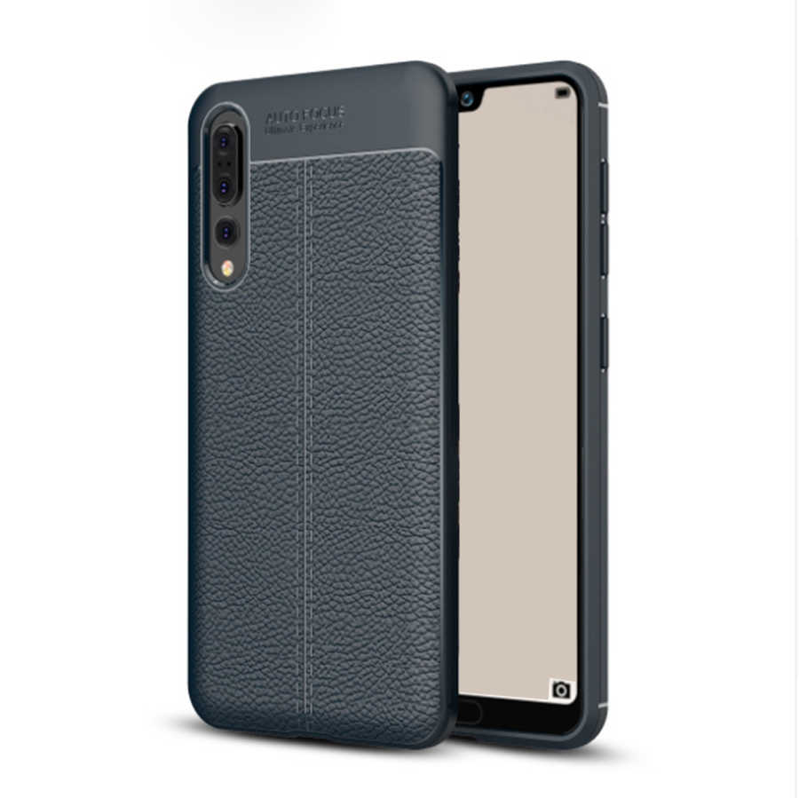 Huawei P20 Pro Kılıf Zore Niss Silikon Kapak - Lacivert