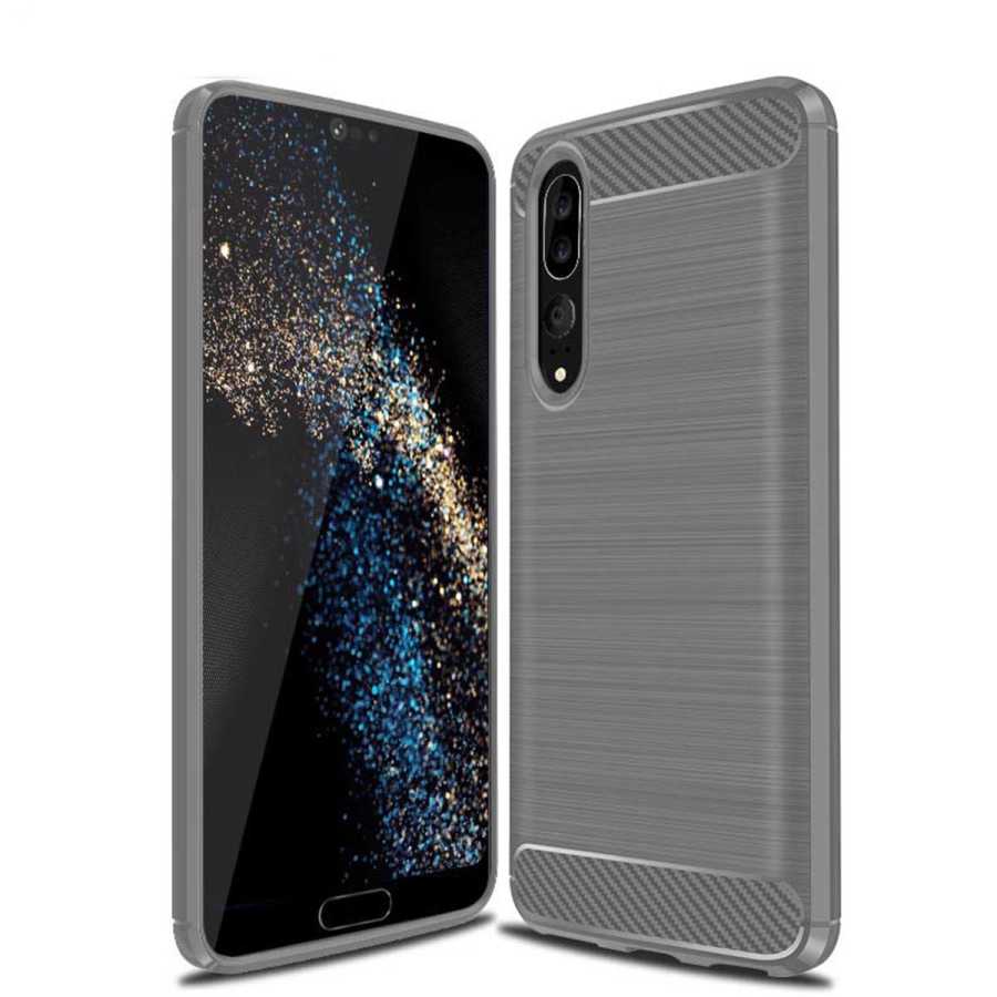Huawei P20 Pro Kılıf Zore Room Silikon Kapak - Gri