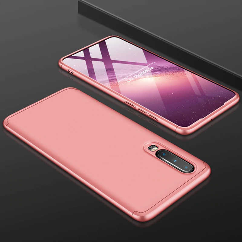 Huawei P30 Kılıf Zore Ays Kapak - Rose Gold