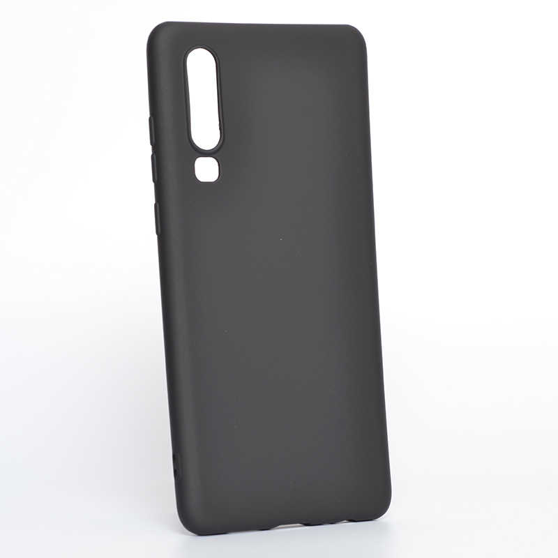 Huawei P30 Kılıf Zore Premier Silikon Kapak - Siyah