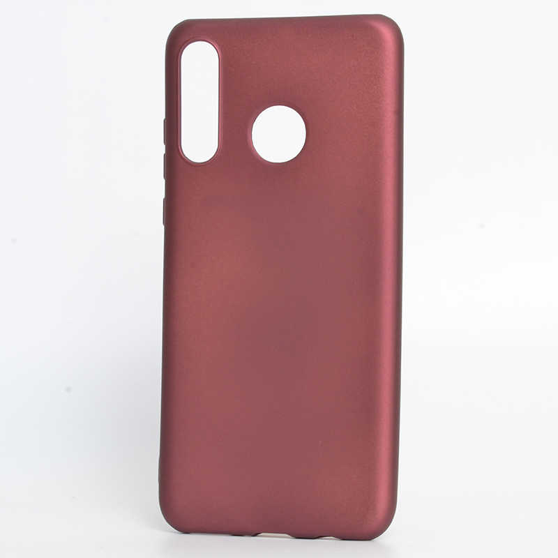 Huawei P30 Lite Kılıf Zore Premier Silikon Kapak - Mürdüm