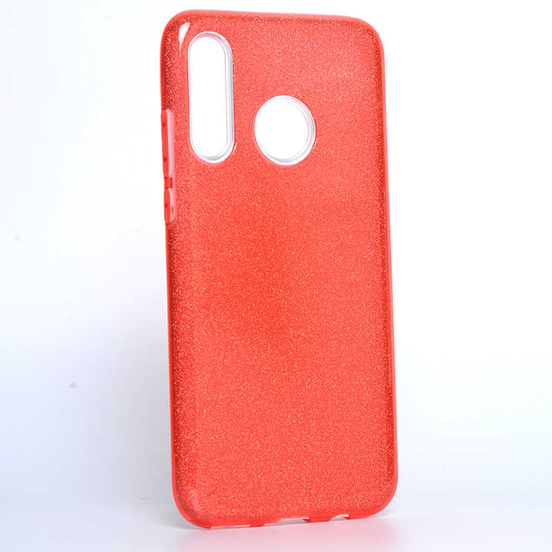 Huawei P30 Lite Kılıf Zore Shining Silikon - Kırmızı