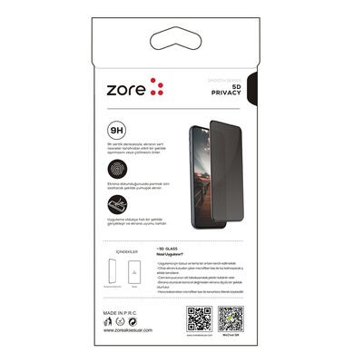 Huawei P30 Lite Zore New 5D Privacy Tempered Screen Protector - 2