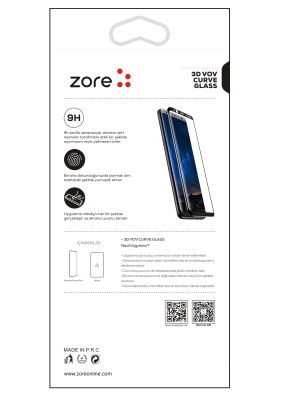 Huawei P30 Pro Zore 3D Vov Curve Glass Ekran Koruyucu - 2