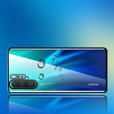 Huawei P30 Pro Zore 5D Arka Cam Koruyucu - 3