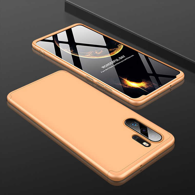 Huawei P30 Pro Kılıf Zore Ays Kapak - Gold