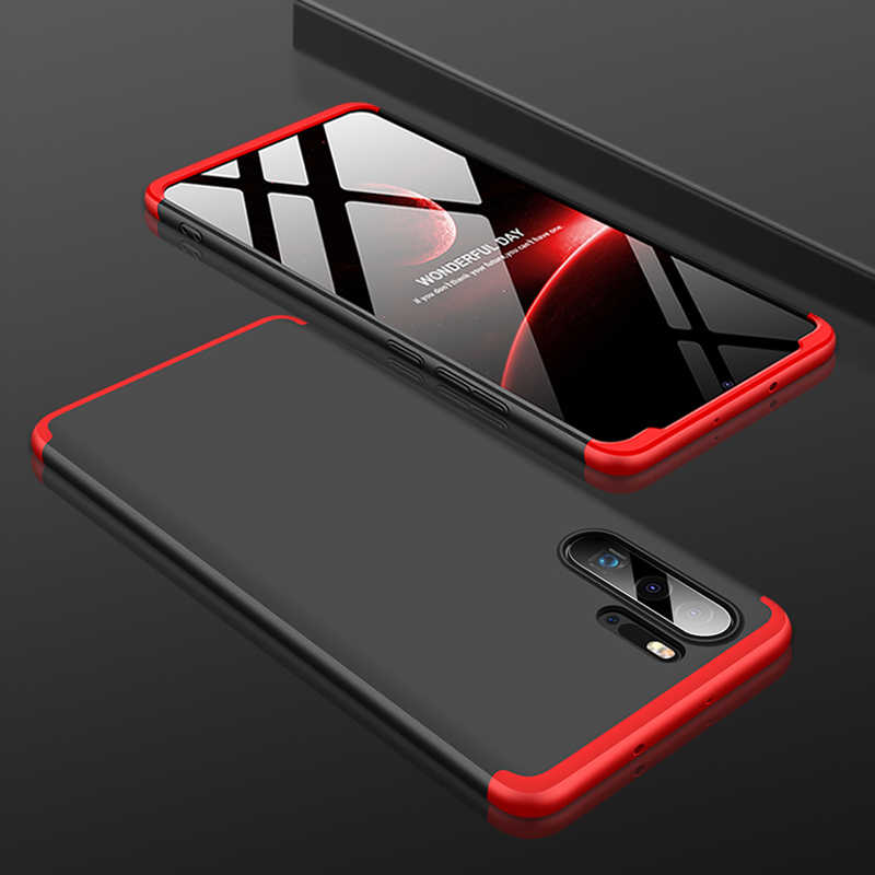 Huawei P30 Pro Kılıf Zore Ays Kapak - Siyah-Kırmızı