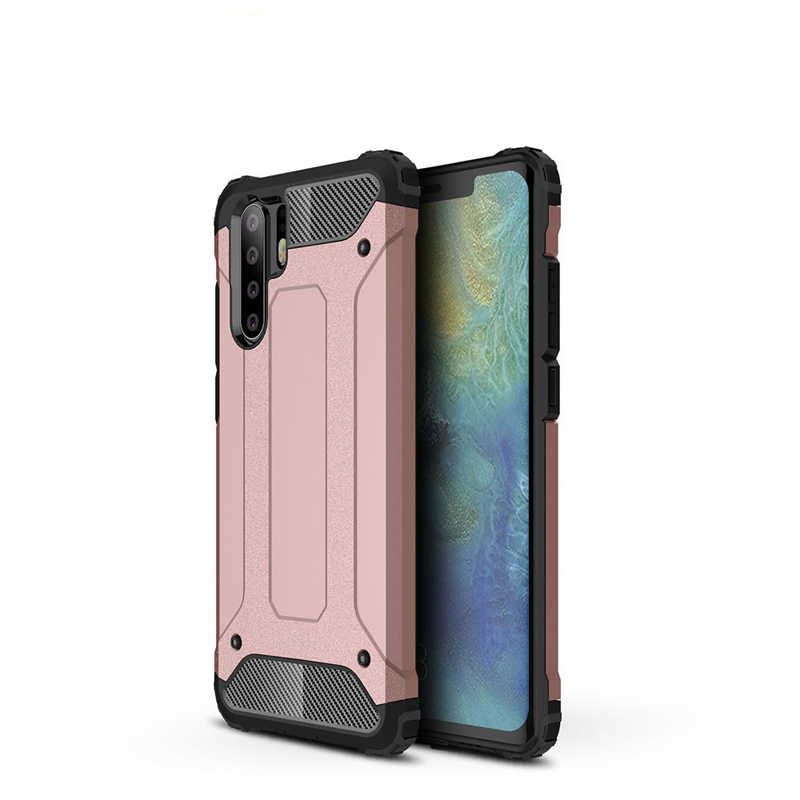 Huawei P30 Pro Kılıf Zore Crash Silikon Kapak - Rose Gold