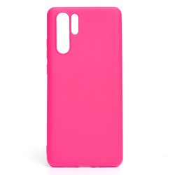 Huawei P30 Pro Kılıf Zore İnci Silikon Pembe Koyu