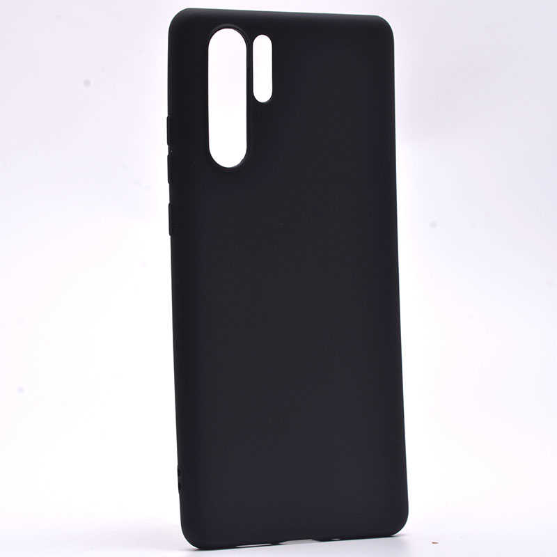 Huawei P30 Pro Kılıf Zore Premier Silikon Kapak - Siyah