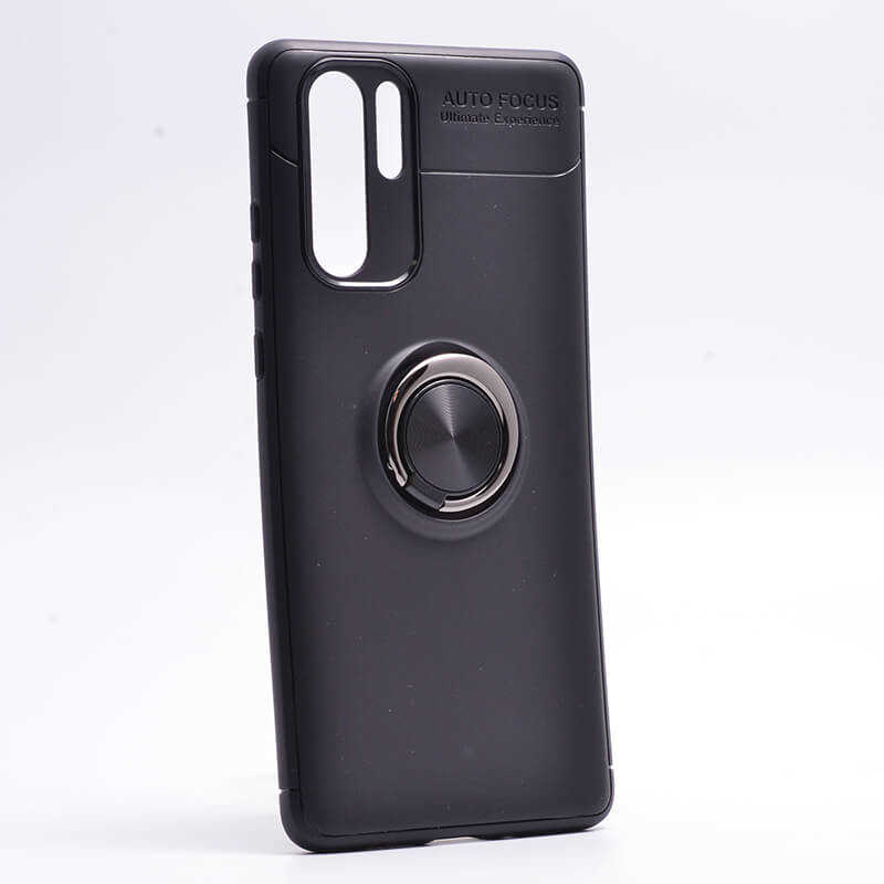 Huawei P30 Pro Kılıf Zore Ravel Silikon Kapak - Siyah