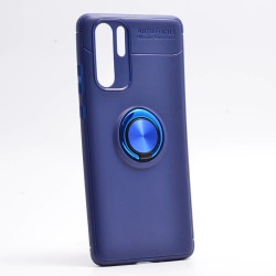 Huawei P30 Pro Kılıf Zore Ravel Silikon Kapak Mavi