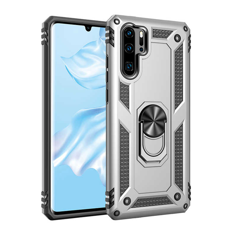 Huawei P30 Pro Kılıf Zore Vega Kapak - Gri