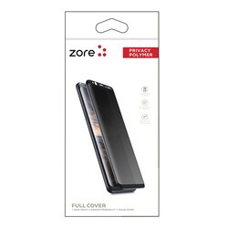 Huawei P30 Pro Zore Privacy Polymer Nano Ekran Koruyucu Siyah