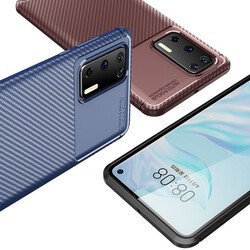 Huawei P40 Case Zore Negro Silicon Cover - 5