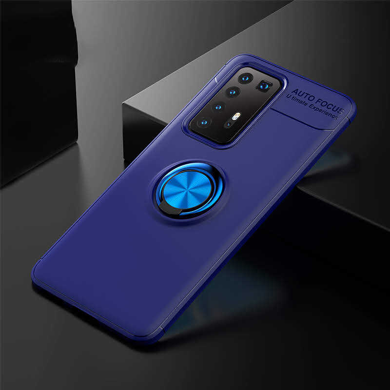 Huawei P40 Pro Kılıf Zore Ravel Silikon Kapak - Mavi