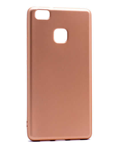 Huawei P9 Lite Kılıf Zore Premier Silikon Kapak - Gold