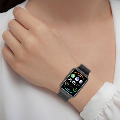 Huawei Watch Fit 2 Zore KRD-01 Metal Kordon - 8