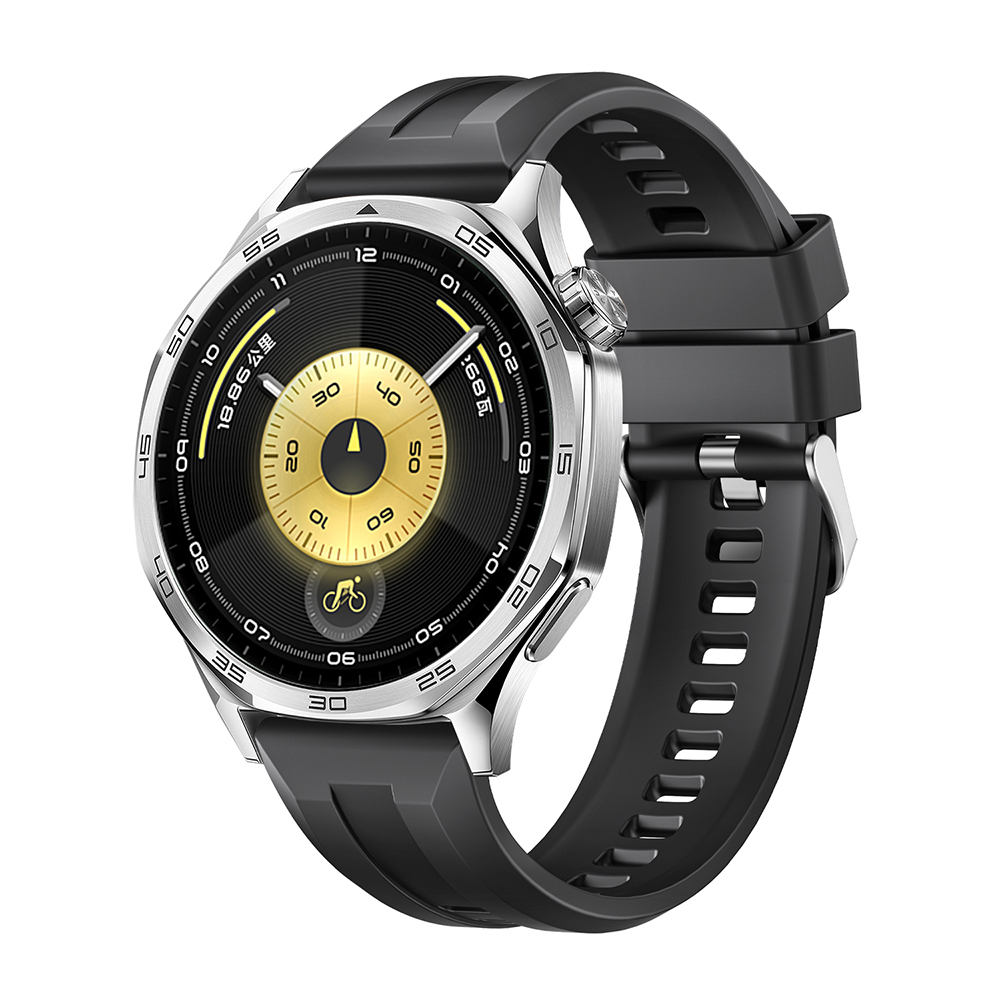 Huawei Watch GT 3 46mm Zore KRD-148 Silikon Kordon - Siyah