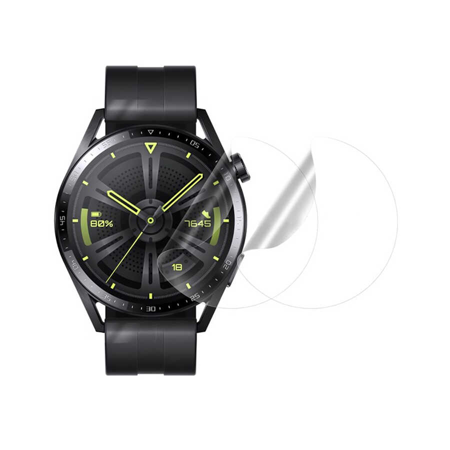 Huawei Watch GT 3 Pro 43mm Zore Narr Tpu Body Ekran Koruyucu - Renksiz