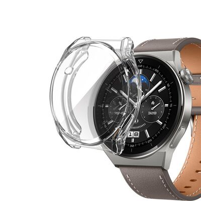 Huawei Watch GT 3 Pro 46mm Zore Watch Gard 02 Koruyucu Silikon