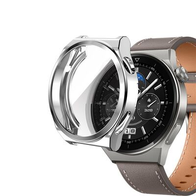 Huawei Watch GT 3 Pro 46mm Zore Watch Gard 02 Koruyucu Silikon