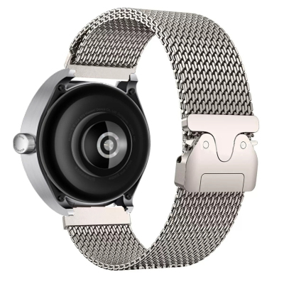 Huawei Watch GT 5 Pro 46mm Zore KRD-100 22mm Titanium Mesh Strap - Zore