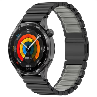 Huawei Watch GT 5 Pro 46mm Zore KRD-151 22mm Metal Silicone Band - Zore