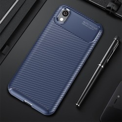 Huawei Y5 2019 Kılıf Zore Negro Silikon Kapak Lacivert