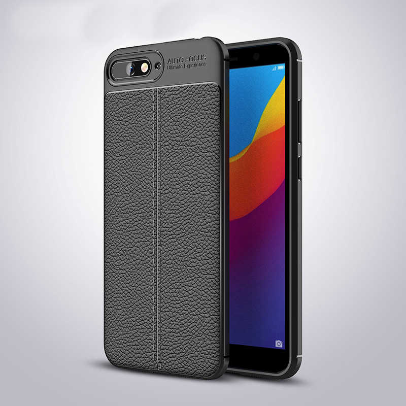 Huawei Y6 2018 Kılıf Zore Niss Silikon Kapak - Siyah