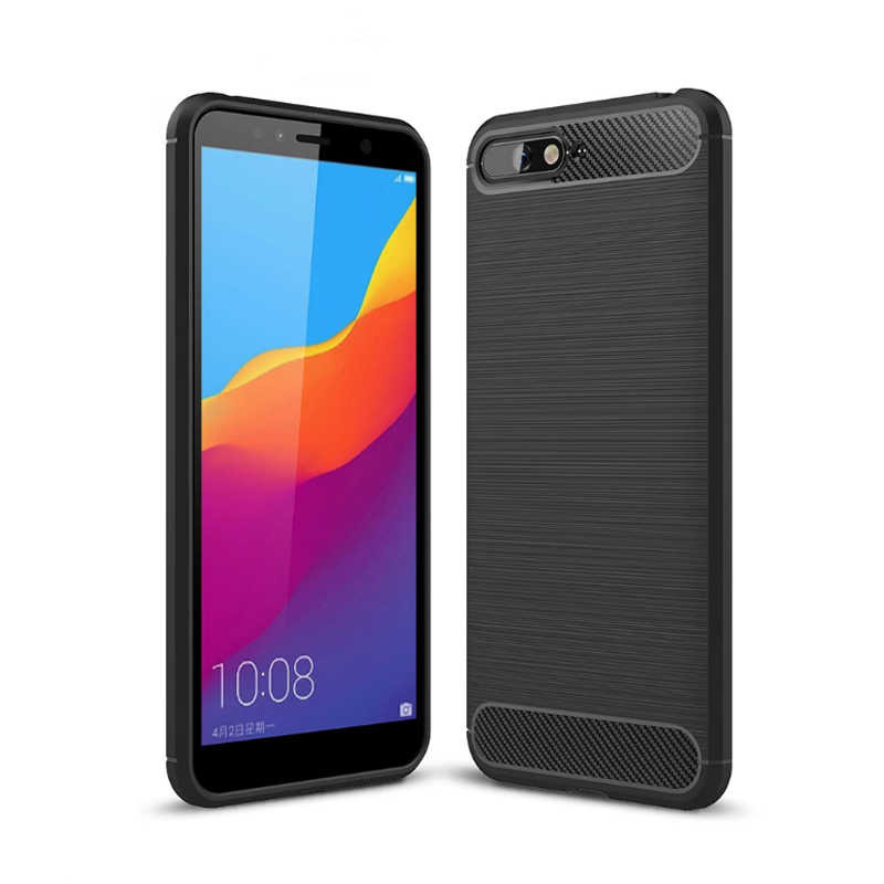 Huawei Y6 2018 Kılıf Zore Room Silikon Kapak - Siyah