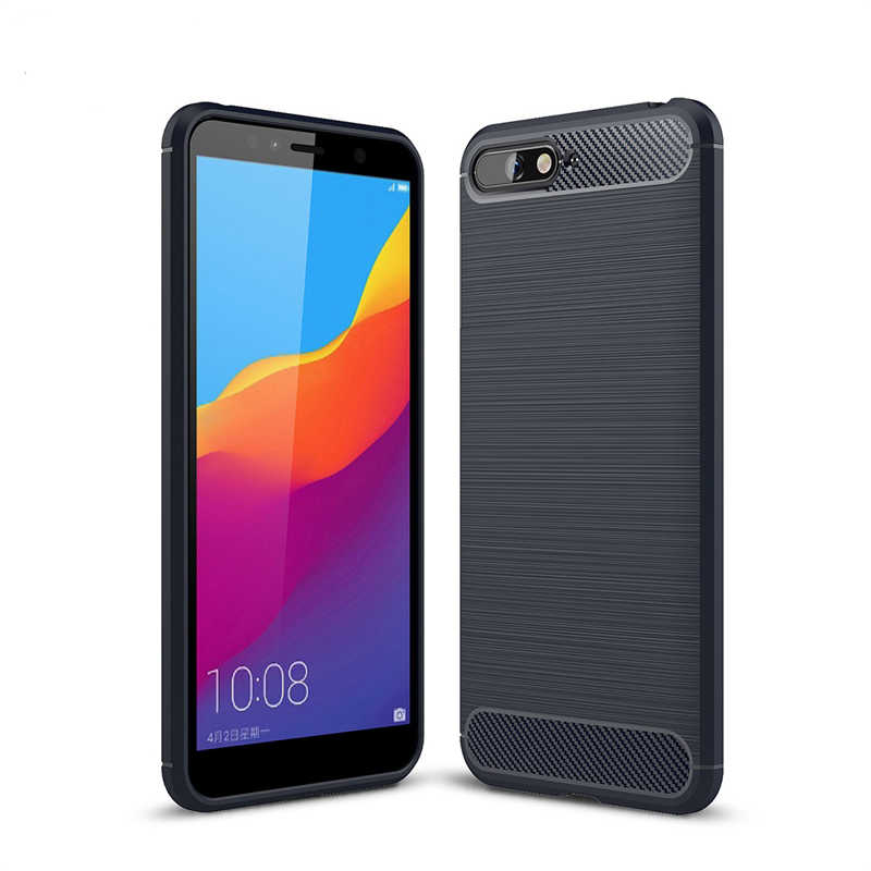 Huawei Y6 2018 Kılıf Zore Room Silikon Kapak - Lacivert